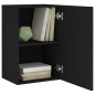 vidaXL TV-Wandschrank Schwarz 40,5x30x60 cm Holzwerkstoff vidaXL TV-Wandschrank Schwarz 40,5x30x60 cm Holzwerkstoff
