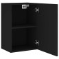 vidaXL TV-Wandschrank Schwarz 40,5x30x60 cm Holzwerkstoff vidaXL TV-Wandschrank Schwarz 40,5x30x60 cm Holzwerkstoff