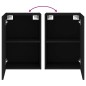 vidaXL TV-Wandschrank Schwarz 40,5x30x60 cm Holzwerkstoff vidaXL TV-Wandschrank Schwarz 40,5x30x60 cm Holzwerkstoff