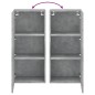 vidaXL TV-Wandschrank Betongrau 40,5x30x90 cm Holzwerkstoff vidaXL TV-Wandschrank Betongrau 40,5x30x90 cm Holzwerkstoff