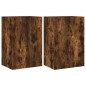 vidaXL TV-Wandschränke 2 Stk. Räuchereiche 40,5x30x60 cm Holzwerkstoff vidaXL TV-Wandschränke 2 Stk. Räuchereiche 40,5x30x60 cm Holzwerkstoff