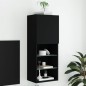 vidaXL TV-Schrank mit LED-Leuchten Schwarz 40,5x30x102 cm vidaXL TV-Schrank mit LED-Leuchten Schwarz 40,5x30x102 cm