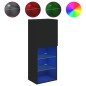 vidaXL TV-Schrank mit LED-Leuchten Schwarz 40,5x30x102 cm vidaXL TV-Schrank mit LED-Leuchten Schwarz 40,5x30x102 cm