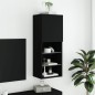 vidaXL TV-Schrank mit LED-Leuchten Schwarz 40,5x30x102 cm vidaXL TV-Schrank mit LED-Leuchten Schwarz 40,5x30x102 cm