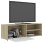 vidaXL TV-Schrank Weiß und Sonoma-Eiche 120x34x37 cm Holzwerkstoff vidaXL TV-Schrank Weiß und Sonoma-Eiche 120x34x37 cm Holzwerkstoff