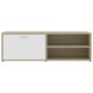 vidaXL TV-Schrank Weiß und Sonoma-Eiche 120x34x37 cm Holzwerkstoff vidaXL TV-Schrank Weiß und Sonoma-Eiche 120x34x37 cm Holzwerkstoff