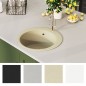 vidaXL Granitspüle Einzelbecken Rund Beige vidaXL Granitspüle Einzelbecken Rund Beige