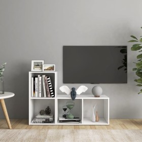 vidaXL TV-Schränke 2 Stk. Weiß 72x35x36,5 cm Holzwerkstoff