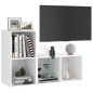 vidaXL TV-Schränke 2 Stk. Weiß 72x35x36,5 cm Holzwerkstoff vidaXL TV-Schränke 2 Stk. Weiß 72x35x36,5 cm Holzwerkstoff