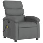 vidaXL Massagesessel Elektrisch Dunkelgrau Stoff vidaXL Massagesessel Elektrisch Dunkelgrau Stoff