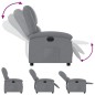 vidaXL Relaxsessel Elektrisch Hellgrau Stoff vidaXL Relaxsessel Elektrisch Hellgrau Stoff