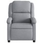 vidaXL Relaxsessel Elektrisch Hellgrau Stoff vidaXL Relaxsessel Elektrisch Hellgrau Stoff