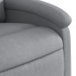vidaXL Relaxsessel Elektrisch Hellgrau Stoff vidaXL Relaxsessel Elektrisch Hellgrau Stoff