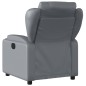 vidaXL Massagesessel Elektrisch Grau Kunstleder vidaXL Massagesessel Elektrisch Grau Kunstleder