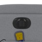 vidaXL Massagesessel Elektrisch Hellgrau Stoff vidaXL Massagesessel Elektrisch Hellgrau Stoff