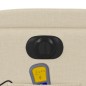 vidaXL Massagesessel Elektrisch Creme Stoff vidaXL Massagesessel Elektrisch Creme Stoff