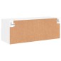 vidaXL TV-Wandschrank Weiß 80x30x30 cm Holzwerkstoff vidaXL TV-Wandschrank Weiß 80x30x30 cm Holzwerkstoff