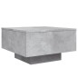 vidaXL Couchtisch Betongrau 55x55x31 cm Holzwerkstoff vidaXL Couchtisch Betongrau 55x55x31 cm Holzwerkstoff