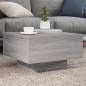 vidaXL Couchtisch Grau Sonoma 55x55x31 cm Holzwerkstoff vidaXL Couchtisch Grau Sonoma 55x55x31 cm Holzwerkstoff