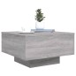 vidaXL Couchtisch Grau Sonoma 55x55x31 cm Holzwerkstoff vidaXL Couchtisch Grau Sonoma 55x55x31 cm Holzwerkstoff