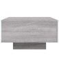 vidaXL Couchtisch Grau Sonoma 55x55x31 cm Holzwerkstoff vidaXL Couchtisch Grau Sonoma 55x55x31 cm Holzwerkstoff