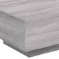 vidaXL Couchtisch Grau Sonoma 55x55x31 cm Holzwerkstoff vidaXL Couchtisch Grau Sonoma 55x55x31 cm Holzwerkstoff