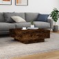 vidaXL Couchtisch Räuchereiche 80x80x31 cm Holzwerkstoff vidaXL Couchtisch Räuchereiche 80x80x31 cm Holzwerkstoff