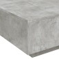 vidaXL Couchtisch mit LED-Leuchten Betongrau 80x80x31 cm vidaXL Couchtisch mit LED-Leuchten Betongrau 80x80x31 cm