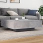 vidaXL Couchtisch Betongrau 100x100x31 cm Holzwerkstoff vidaXL Couchtisch Betongrau 100x100x31 cm Holzwerkstoff