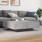 vidaXL Couchtisch Betongrau 100x100x31 cm Holzwerkstoff vidaXL Couchtisch Betongrau 100x100x31 cm Holzwerkstoff