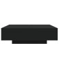 vidaXL Couchtisch mit LED-Leuchten Schwarz 100x100x31 cm vidaXL Couchtisch mit LED-Leuchten Schwarz 100x100x31 cm