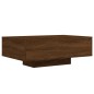 vidaXL Couchtisch mit LED-Leuchten Braun Eichen-Optik 85x55x31 cm vidaXL Couchtisch mit LED-Leuchten Braun Eichen-Optik 85x55x31 cm