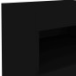 vidaXL Nachttisch mit LED-Leuchten Schwarz 50x40x45 cm vidaXL Nachttisch mit LED-Leuchten Schwarz 50x40x45 cm