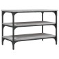 vidaXL Schuhbank Grau Sonoma 70x38,5x49 cm Holzwerkstoff vidaXL Schuhbank Grau Sonoma 70x38,5x49 cm Holzwerkstoff