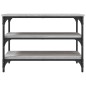 vidaXL Schuhbank Grau Sonoma 70x38,5x49 cm Holzwerkstoff vidaXL Schuhbank Grau Sonoma 70x38,5x49 cm Holzwerkstoff