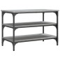 vidaXL Schuhbank Grau Sonoma 70x38,5x49 cm Holzwerkstoff vidaXL Schuhbank Grau Sonoma 70x38,5x49 cm Holzwerkstoff