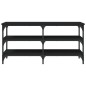 vidaXL Schuhbank Schwarz 100x38,5x49cm Holzwerkstoff vidaXL Schuhbank Schwarz 100x38,5x49cm Holzwerkstoff