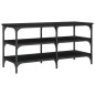 vidaXL Schuhbank Schwarz 100x38,5x49cm Holzwerkstoff vidaXL Schuhbank Schwarz 100x38,5x49cm Holzwerkstoff