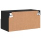 vidaXL TV-Wandschrank Schwarz 60x30x30 cm Holzwerkstoff vidaXL TV-Wandschrank Schwarz 60x30x30 cm Holzwerkstoff