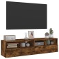 vidaXL TV-Wandschränke 2 Stk. Räuchereiche 60x30x30 cm Holzwerkstoff vidaXL TV-Wandschränke 2 Stk. Räuchereiche 60x30x30 cm Holzwerkstoff