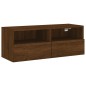 vidaXL TV-Wandschrank Braun Eiche-Optik 80x30x30 cm Holzwerkstoff vidaXL TV-Wandschrank Braun Eiche-Optik 80x30x30 cm Holzwerkstoff