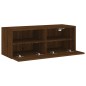 vidaXL TV-Wandschrank Braun Eiche-Optik 80x30x30 cm Holzwerkstoff vidaXL TV-Wandschrank Braun Eiche-Optik 80x30x30 cm Holzwerkstoff