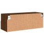 vidaXL TV-Wandschrank Braun Eiche-Optik 80x30x30 cm Holzwerkstoff vidaXL TV-Wandschrank Braun Eiche-Optik 80x30x30 cm Holzwerkstoff