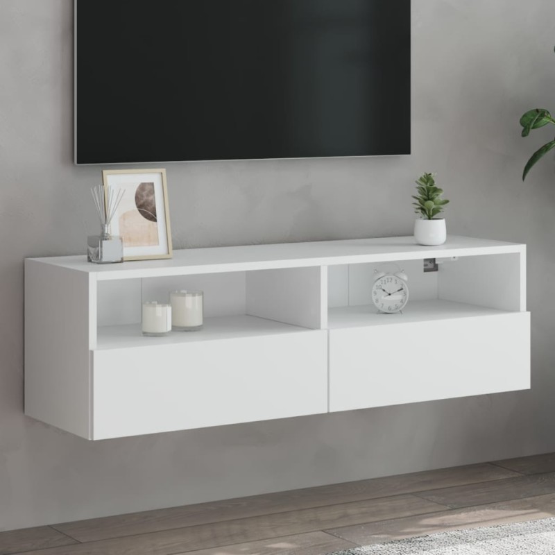 vidaXL TV-Wandschrank Weiß 100x30x30 cm Holzwerkstoff vidaXL TV-Wandschrank Weiß 100x30x30 cm Holzwerkstoff