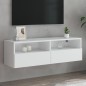 vidaXL TV-Wandschrank Weiß 100x30x30 cm Holzwerkstoff vidaXL TV-Wandschrank Weiß 100x30x30 cm Holzwerkstoff