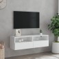 vidaXL TV-Wandschrank Weiß 100x30x30 cm Holzwerkstoff vidaXL TV-Wandschrank Weiß 100x30x30 cm Holzwerkstoff