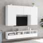 vidaXL TV-Wandschrank Weiß 100x30x30 cm Holzwerkstoff vidaXL TV-Wandschrank Weiß 100x30x30 cm Holzwerkstoff