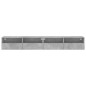 vidaXL TV-Wandschränke 2 Stk. Betongrau 100x30x30 cm Holzwerkstoff vidaXL TV-Wandschränke 2 Stk. Betongrau 100x30x30 cm Holzwerkstoff