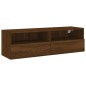 vidaXL TV-Wandschrank Braun Eiche-Optik 100x30x30 cm Holzwerkstoff vidaXL TV-Wandschrank Braun Eiche-Optik 100x30x30 cm Holzwerkstoff
