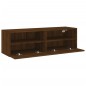 vidaXL TV-Wandschrank Braun Eiche-Optik 100x30x30 cm Holzwerkstoff vidaXL TV-Wandschrank Braun Eiche-Optik 100x30x30 cm Holzwerkstoff